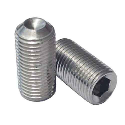 SSSF14316S 1/4"-28 X 3/16" Socket Set Screw, Cup Point, Fine, 18-8 Stainless